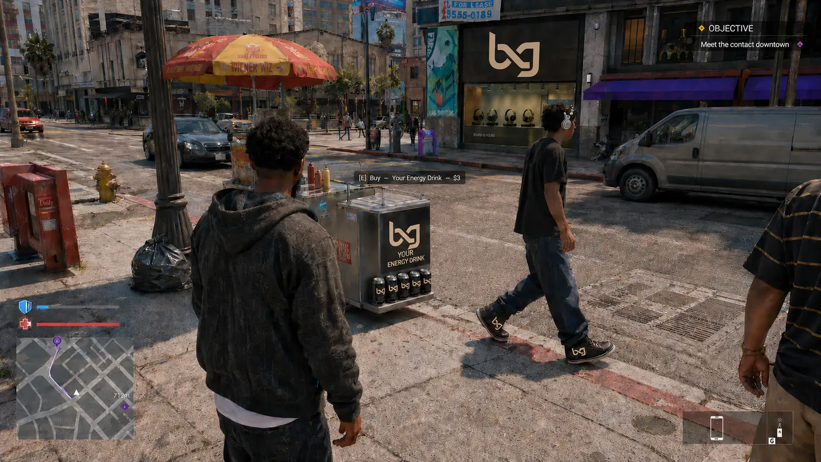 Concept mockup — Open-world action